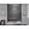 Steamspa Two Person 35 in. Teak Wood Wall Mounted Folder Shower Seat in Chrome Trim SSP-SS-D-CH - alternate 4